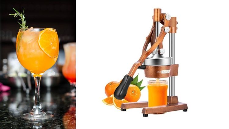 Get Fresh and Delicious Juice Instantly with VIVOHOME Heavy Duty Commercial Manual Hand Press Citrus Juicer!