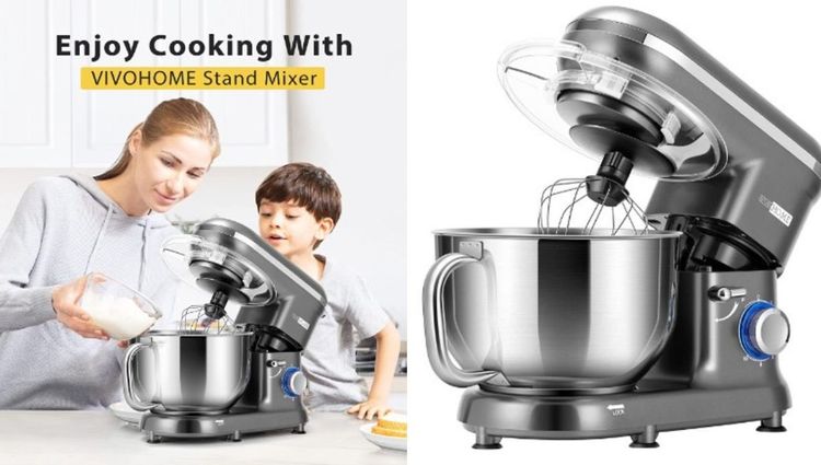 Make Mixing Easier Than Ever - VIVOHOME 6 Quart Electric Stand Mixer Does the Job in Record Time!