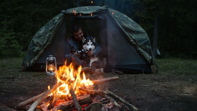 Pawsome Adventures: Camping with Man's Best Friend