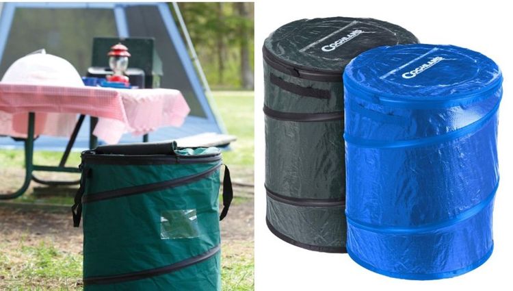 Campsite Cleanup Made Easy: Pop-Up Trash Cans for the Win!