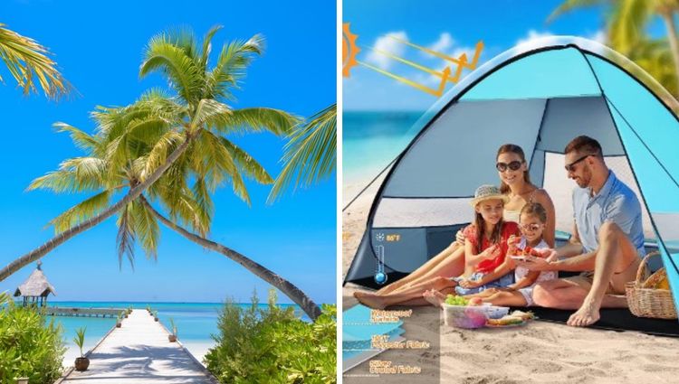 Shade on the Go: Beach Popup Tents That Let You Soak Up the Sun and Stay Cool at the Same Time!