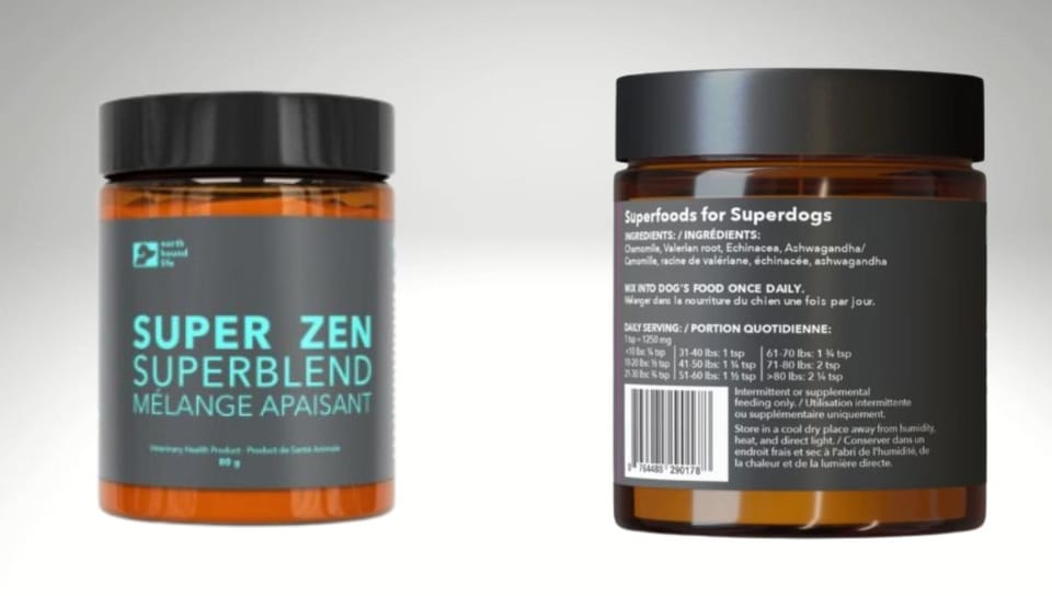The Health Benefits of SUPER ZEN SUPERBLEND for Dogs